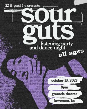 SOUR GUTS   LAWRENCE POSTER